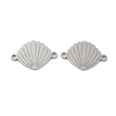 Tarnish Resistant 201 Stainless Steel Connector Charms STAS-A090-16P-1