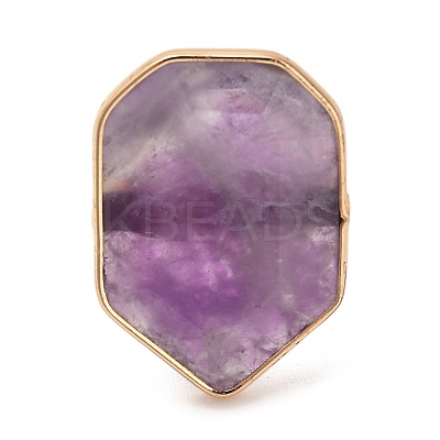 Natural Amethyst Finger Rings RJEW-G332-01C-G-1