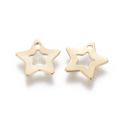 201 Stainless Steel Charms STAS-L233-054G-1