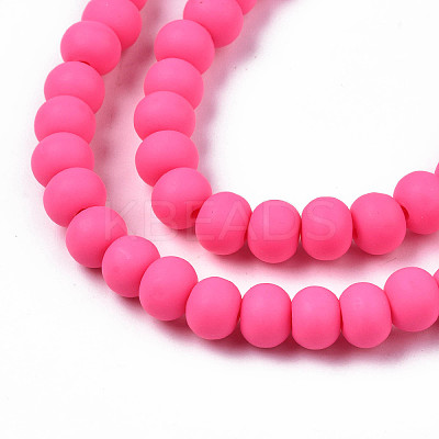 Handmade Polymer Clay Beads Strands X-CLAY-N008-053-09-1