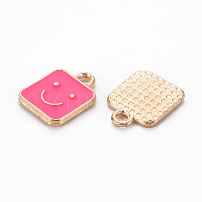 Alloy Enamel Charms ENAM-T016-13A-RS-1