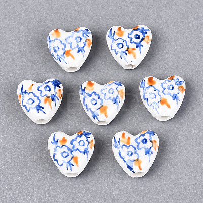 Handmade Porcelain Ceramic Beads PORC-T134-28B-1