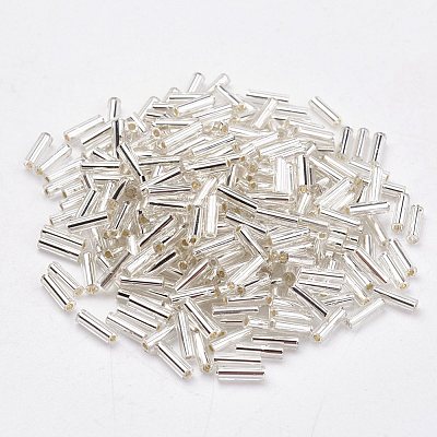 Glass Bugle Beads SEED-E001-12mm-21-1