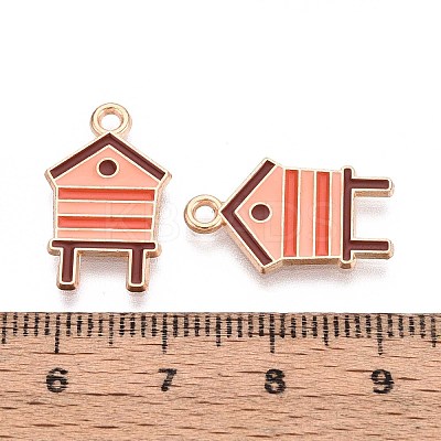 Alloy Enamel Pendants ENAM-T022-60B-1