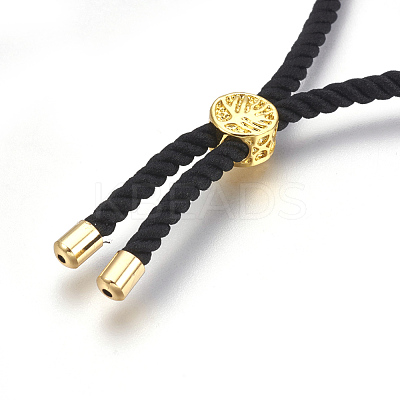 Cotton Cord Bracelet Making KK-F758-03H-G-1