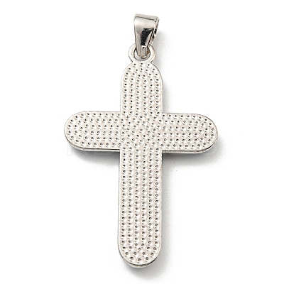 Rack Plating Alloy Enamel Pendants PALLOY-K010-41P-01-1