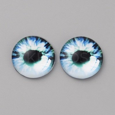 Glass Cabochons GLAA-WH0033-75F-10-1