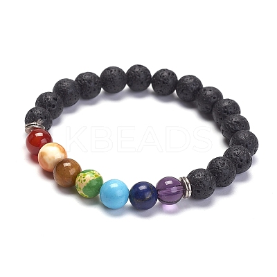 Yoga Chakra Jewelry X-BJEW-K142-A-1