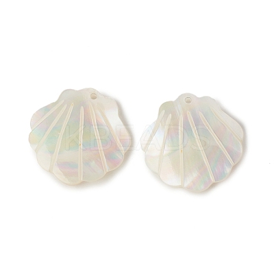 Natural Sea Shell Pendants X-SSHEL-T012-11-1