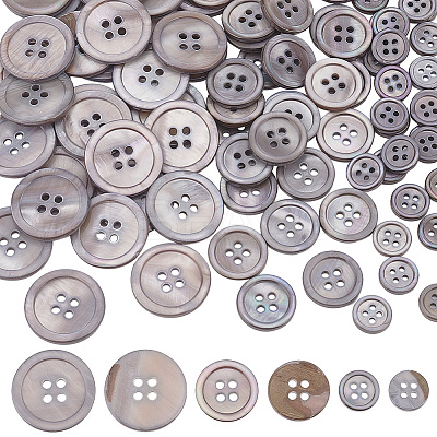 3 Style Natural Shell Buttons BUTT-PH0001-21-1