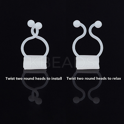 Plant Climbing Wall Fixture Clips AJEW-PH0016-66-1