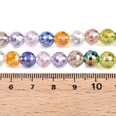Transparent Glass Beads Strands GLAA-T023-31F-1
