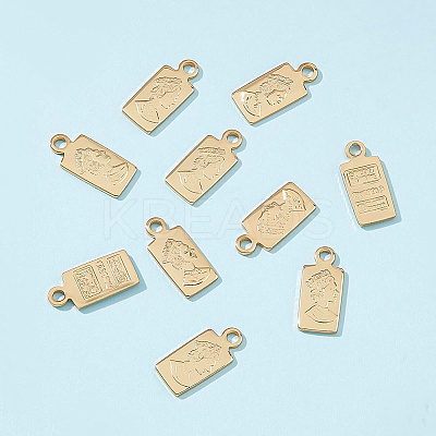 Brass Pendants KK-BC0004-88-1