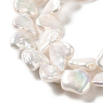 Natural Keshi Pearl Beads Strands PEAR-E016-049-1
