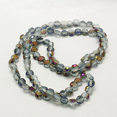 Electroplate Glass Beads EGLA-D028-05-1