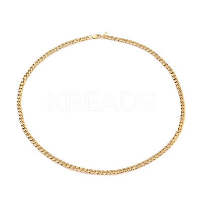 Men's 304 Stainless Steel Cuban Link Chain Necklaces NJEW-JN03157-02-1