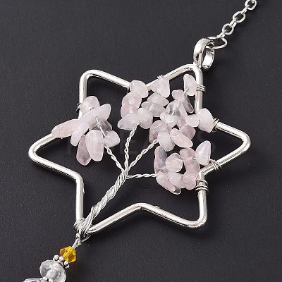 Teardrop Acrylic Beads Big Pendant Decorations HJEW-D029-01P-B-1