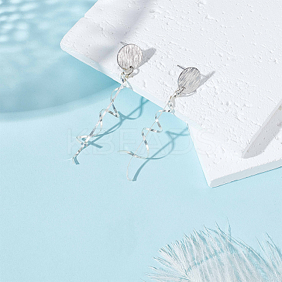 1Pc Flat 925 Sterling Silver Wires STER-BC0002-25C-1
