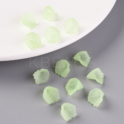 Frosted Acrylic Bead Caps MACR-S371-10A-728-1