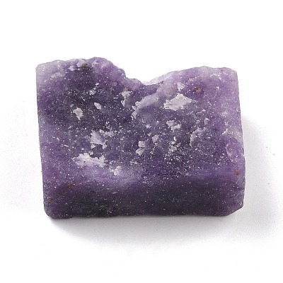 Rough Natural Lepidolite/Purple Mica Stone Beads G-D457-02-1