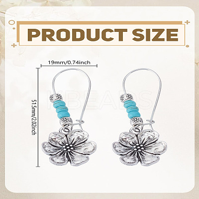 1Pair Alloy Hoop Earrings EJEW-LP0012-04AS-1