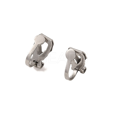 304 Stainless Steel Clip-on Earring Findings STAS-H230-30P-1
