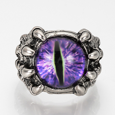 Adjustable Alloy Finger Rings RJEW-Q159-17B-1