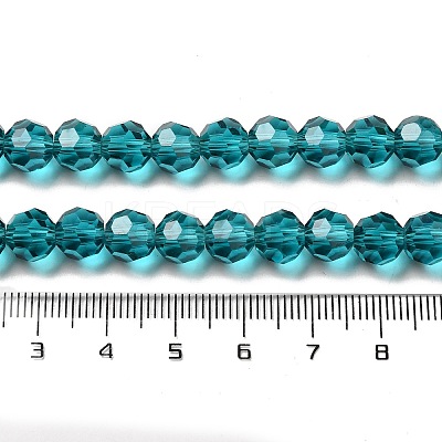 Transparent Glass Beads X-EGLA-A035-T8mm-D12-1