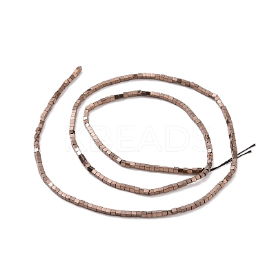 Electroplated Non-magnetic Synthetic Hematite Beads Strands G-G862-03A-1