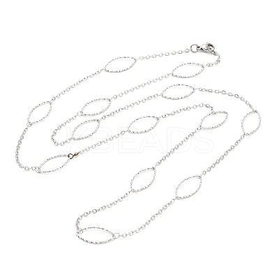 Non-Tarnish 304 Stainless Steel Necklaces STAS-D084-29P-1