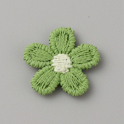 Two Tone Polyester Knitted Ornament Accessories DIY-WH0308-417G-1