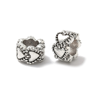 Alloy European Beads PALLOY-S079-076AS-1