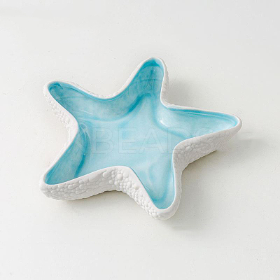 Starfish Ceramics Jewelry Plates WG73918-09-1