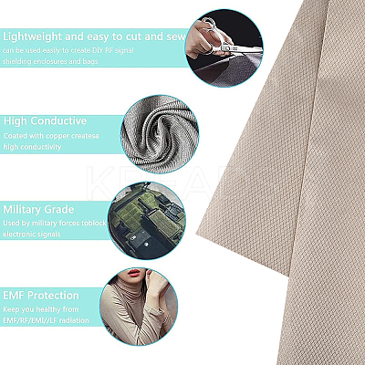 EMF Protection Fabric AJEW-WH0314-712I-04-1