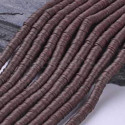 Handmade Polymer Clay Beads X-CLAY-R067-6.0mm-38-1
