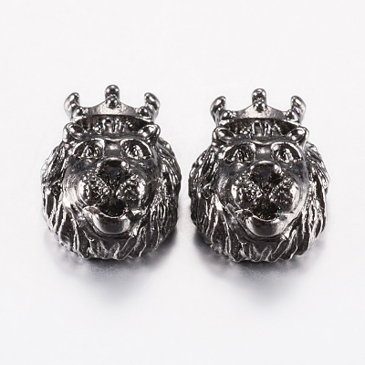 Tibetan Style Alloy Beads PALLOY-F200-08B-1