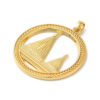 Rack Plating Brass Pendants KK-U022-10G-1