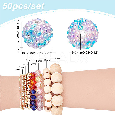 1 Set Acrylic Beads Set FIND-PH0007-04B-1