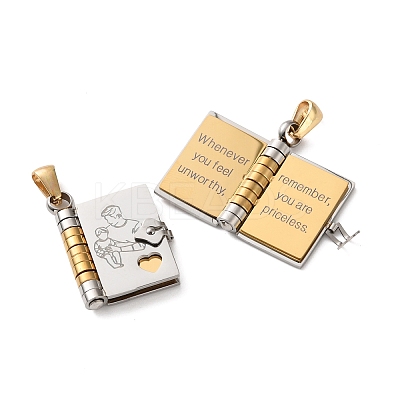 304 Stainless Steel Pendants SA-CBA694E-01GP-07-1