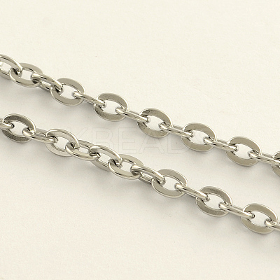 Tarnish Resistant 304 Stainless Steel Cable Chains CHS-Q001-17-100m-1