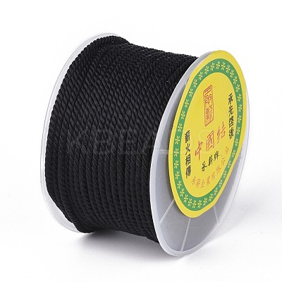 Polyester Milan Cord for DIY Jewelry Craft Making OCOR-F011-D18-1