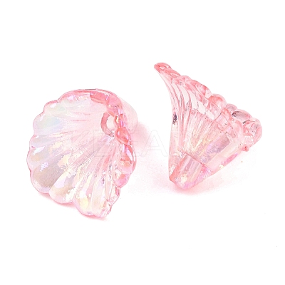 Transparent Acrylic Bead Caps OACR-G054-03H-1