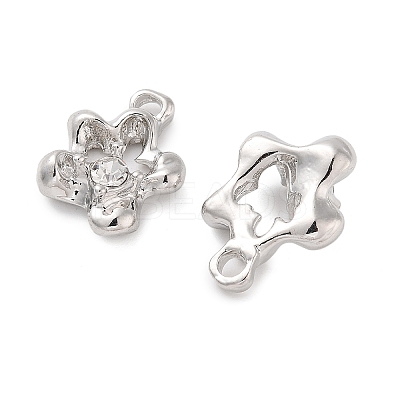 Rack Plating Alloy Rhinestone Pendants PALLOY-F311-21P-01-1