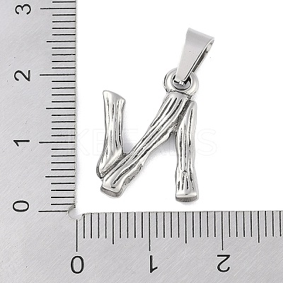 Non-Tarnish 304 Stainless Steel Pendants STAS-F235-01P-N-1