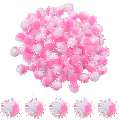 100Pcs Polyester Pom Pom Ball DIY-SC0031-43A-1
