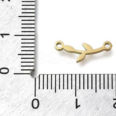 304 Stainless Steel Connectors Charms STAS-U041-06G-1