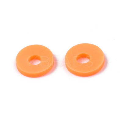 Handmade Polymer Clay Beads CLAY-R067-6.0mm-B11-1