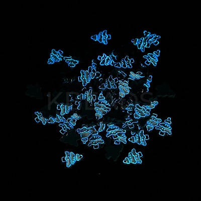 Christmas Theme Luminous Resin Cabochons RESI-U003-02A-1