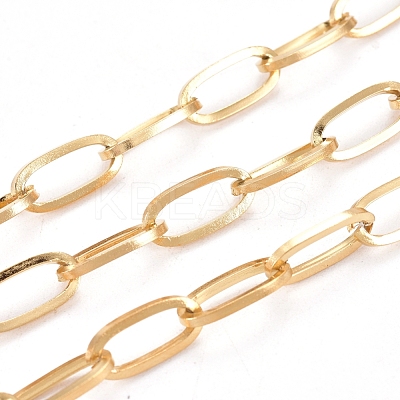 3.28 Feet Ion Plating(IP) 304 Stainless Steel Paperclip Chains X-CHS-F009-02B-G-1