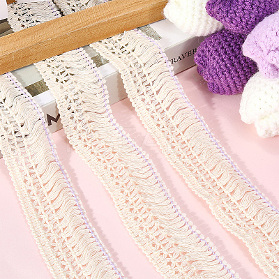 Cotton Lace Fringes Tassel Trimmings OCOR-GF0005-07A-01-1